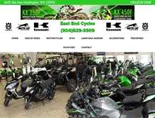 Tablet Screenshot of eastendcyclesales.com